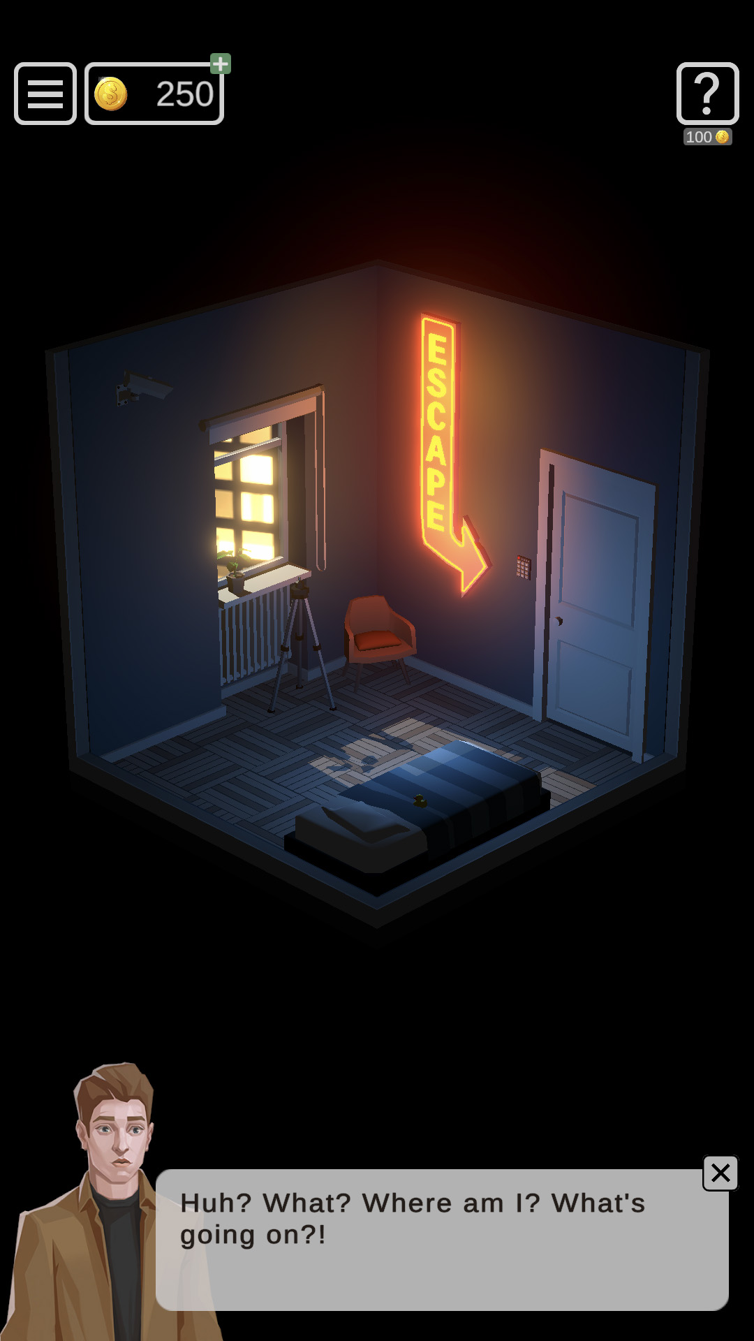 Full version of Android Adventure game apk 50 Tiny Room Escape for tablet and phone.