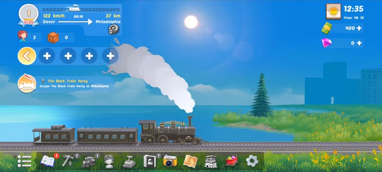 Full version of Android Simulation game apk Age of Railways: Train Tycoon for tablet and phone.