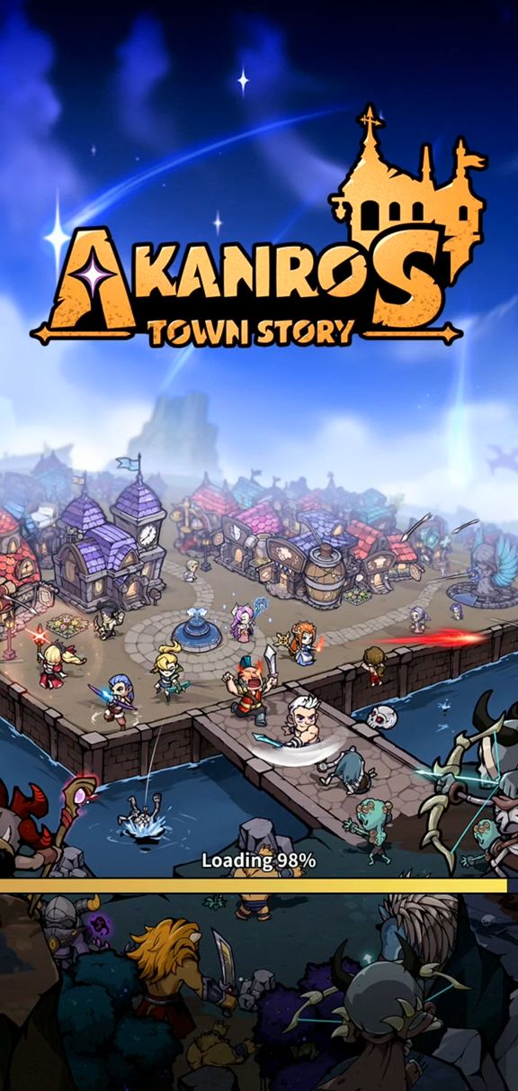Full version of Android Fantasy game apk Akanros Town Story for tablet and phone.