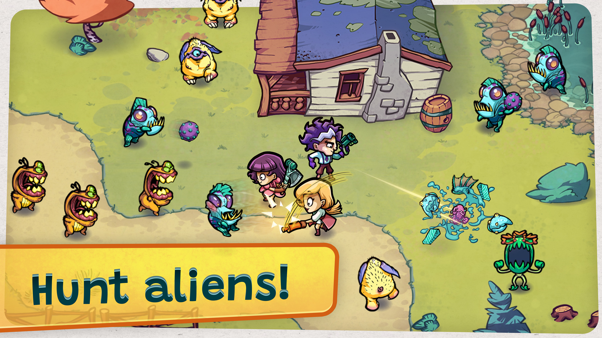 Download Alien Food Invasion Android free game.