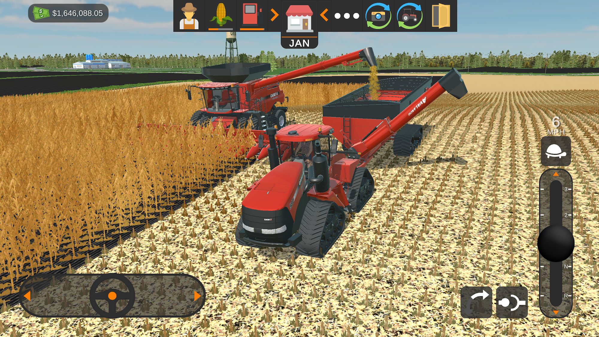 Full version of Android Simulation game apk American Farming for tablet and phone.