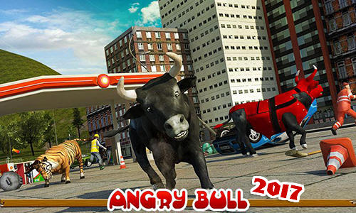 Full version of Android Animals game apk Angry bull 2017 for tablet and phone.