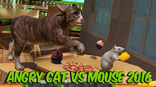Full version of Android Animals game apk Angry cat vs. mouse 2016 for tablet and phone.
