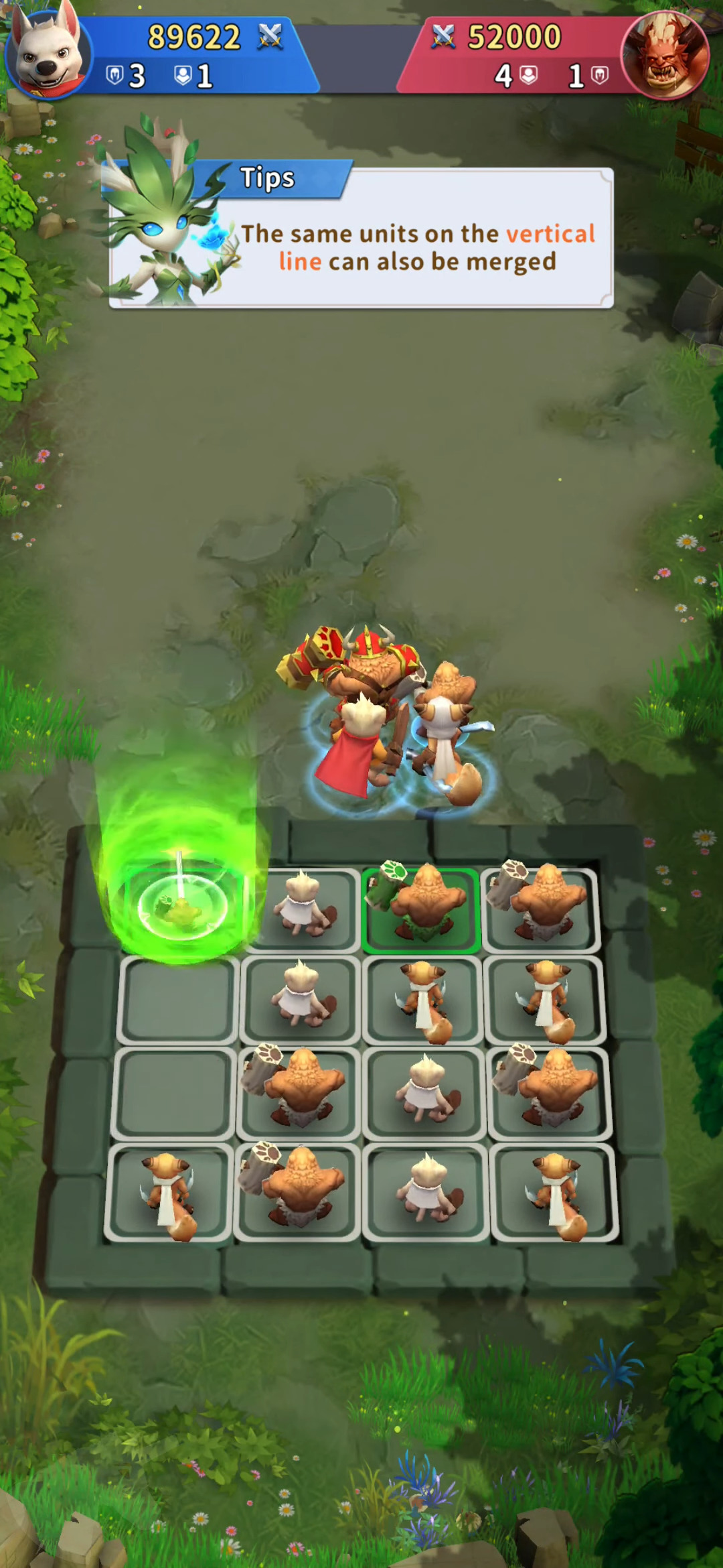 Full version of Android Fantasy game apk Animal Lords : Merge & Rumble for tablet and phone.