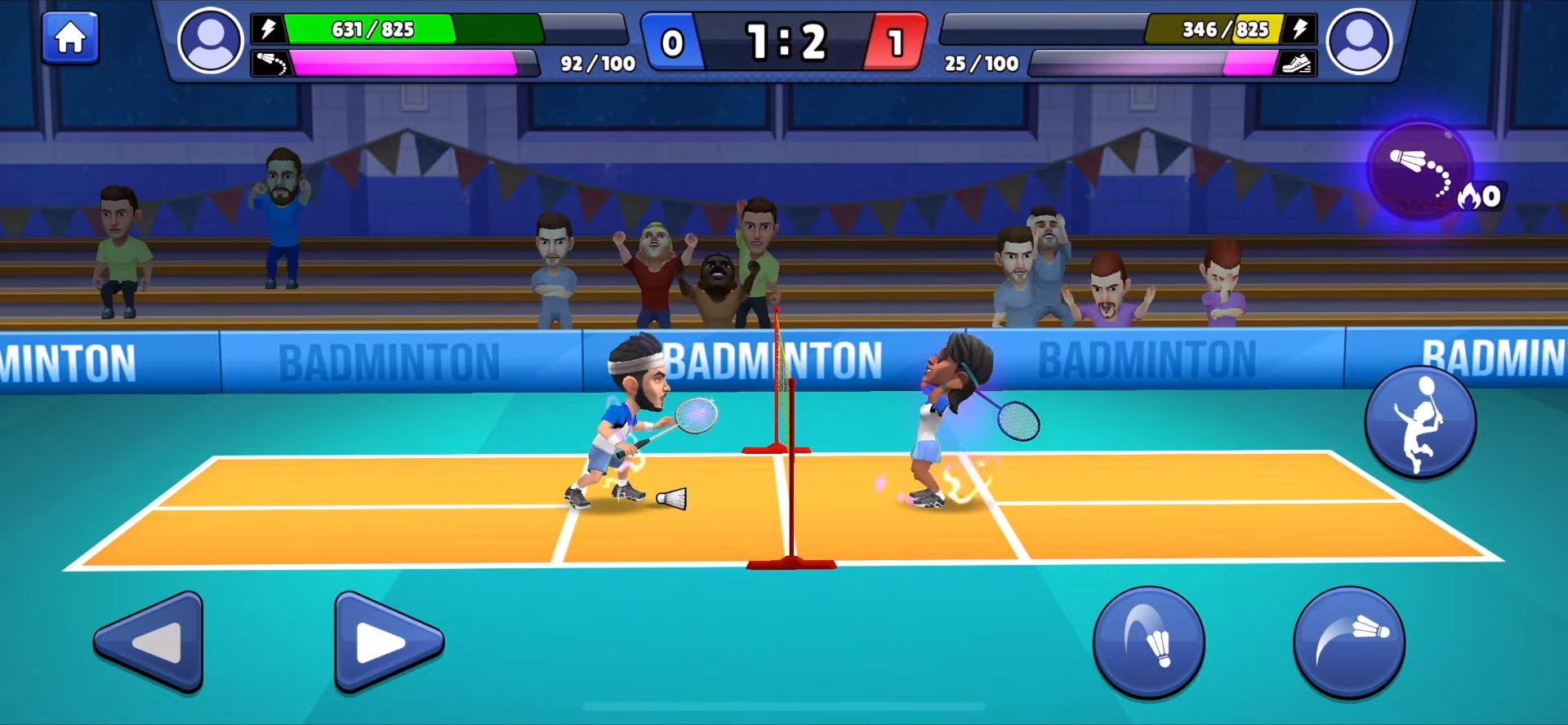 Full version of Android Tennis game apk Badminton Clash 3D for tablet and phone.