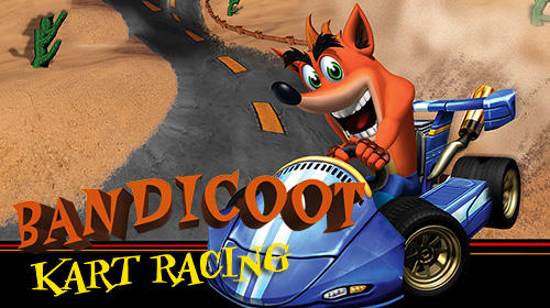 Download Bandicoot kart racing Android free game.