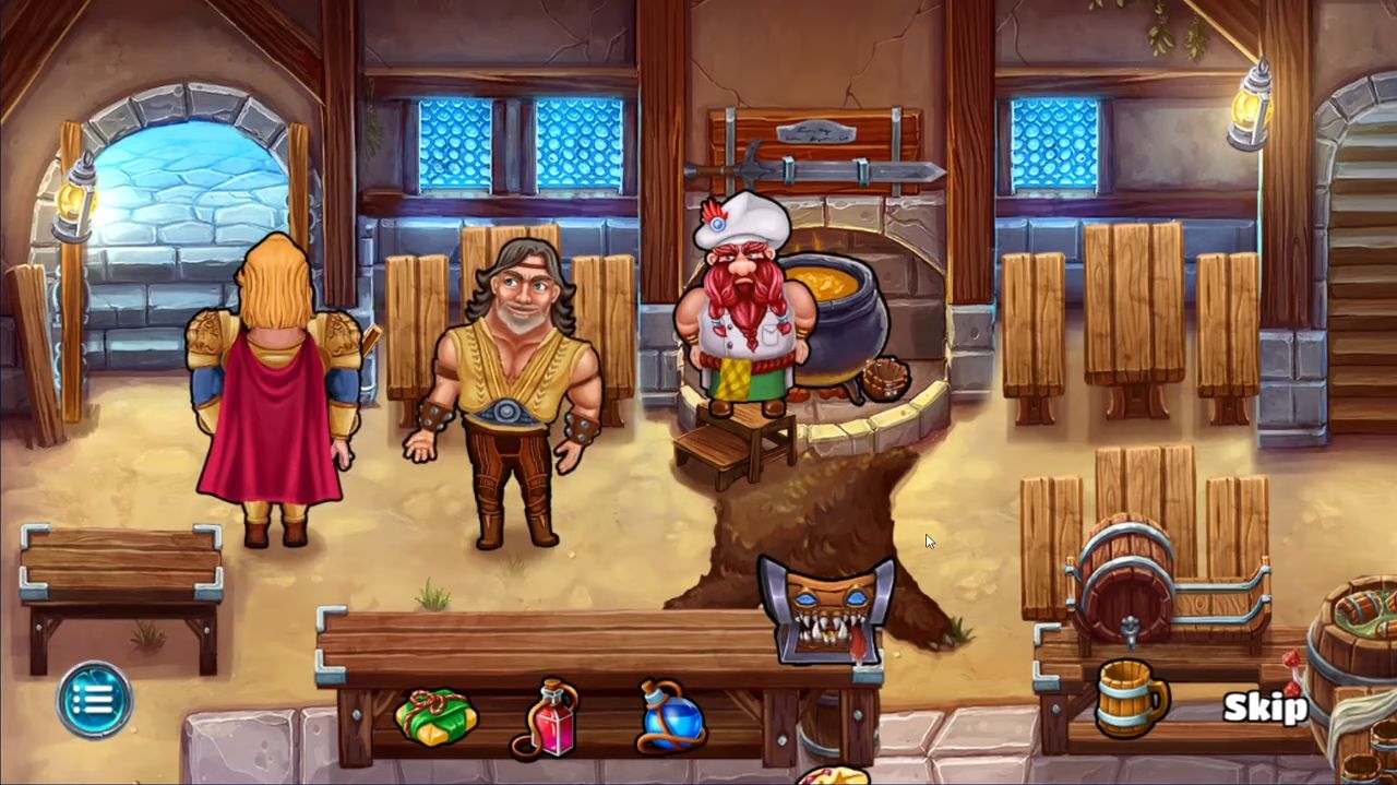 Full version of Android Fantasy game apk Barbarous: Tavern Wars for tablet and phone.