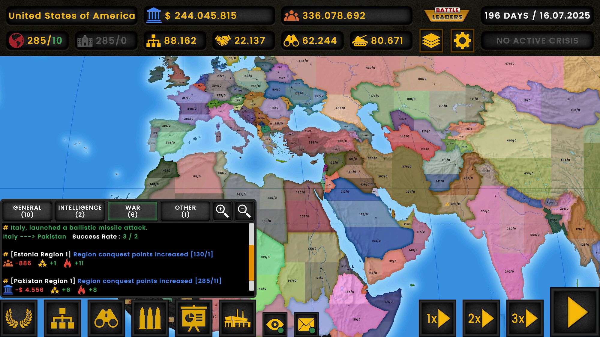 Full version of Android Strategy game apk Battle Leaders Premium for tablet and phone.