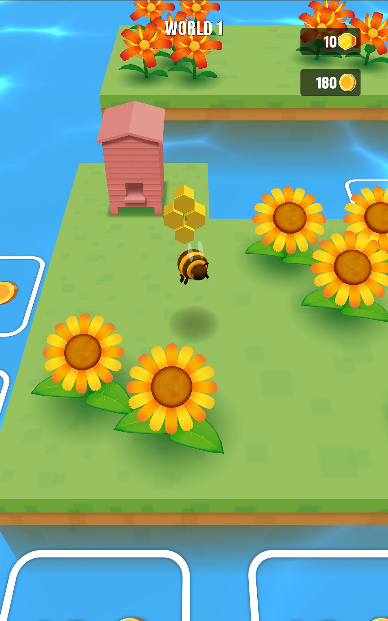 Full version of Android Arcade game apk Bee Land - Relaxing Simulator for tablet and phone.