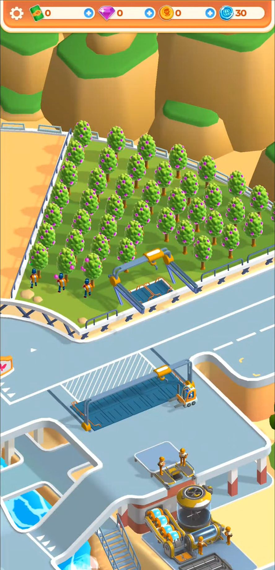 Full version of Android Management game apk Berry Factory Tycoon for tablet and phone.