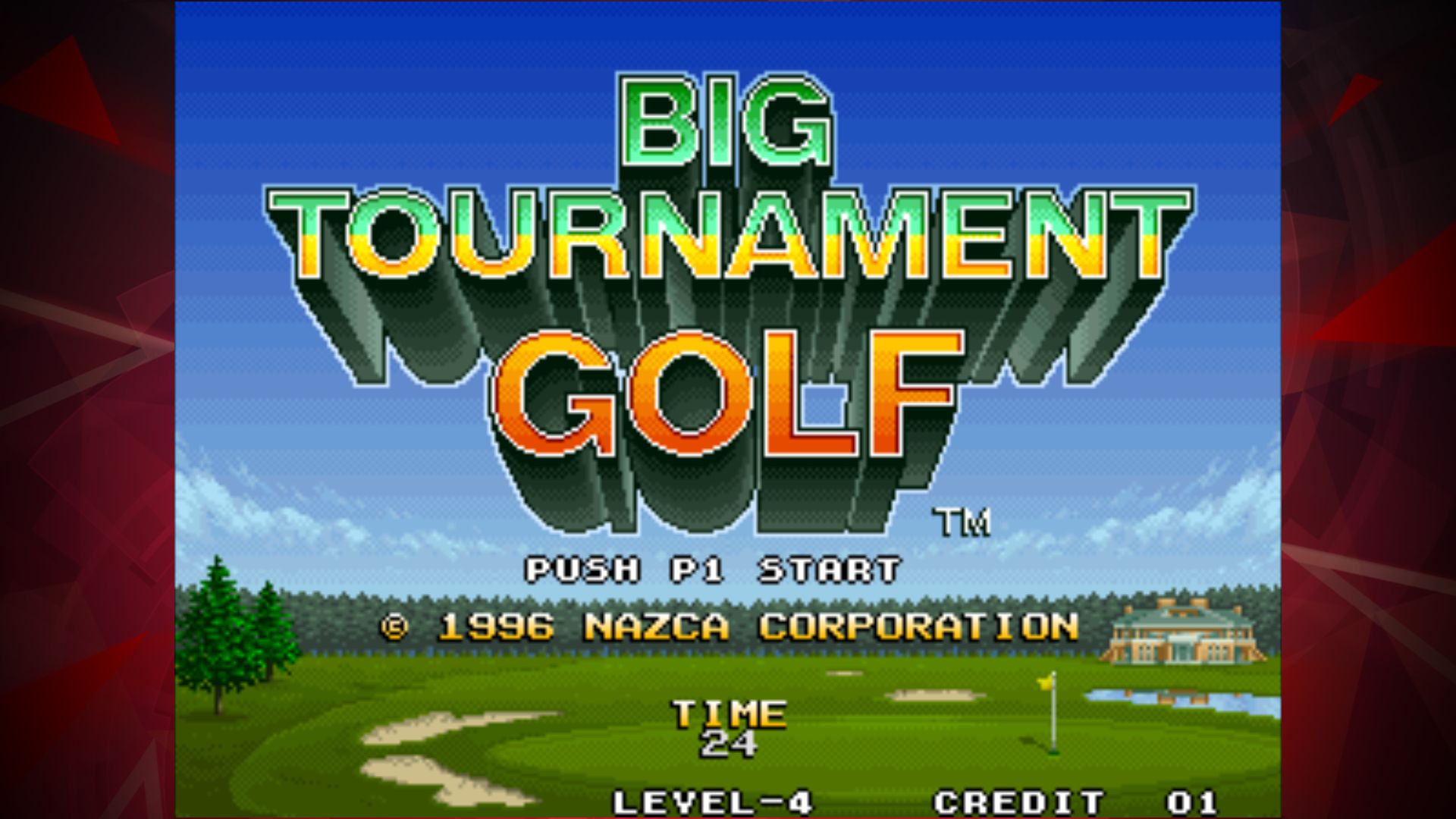Full version of Android Pixel art game apk BIG TOURNAMENT GOLF ACA NEOGEO for tablet and phone.