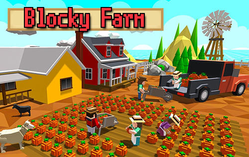 Full version of Android Pixel art game apk Blocky farm worker simulator for tablet and phone.