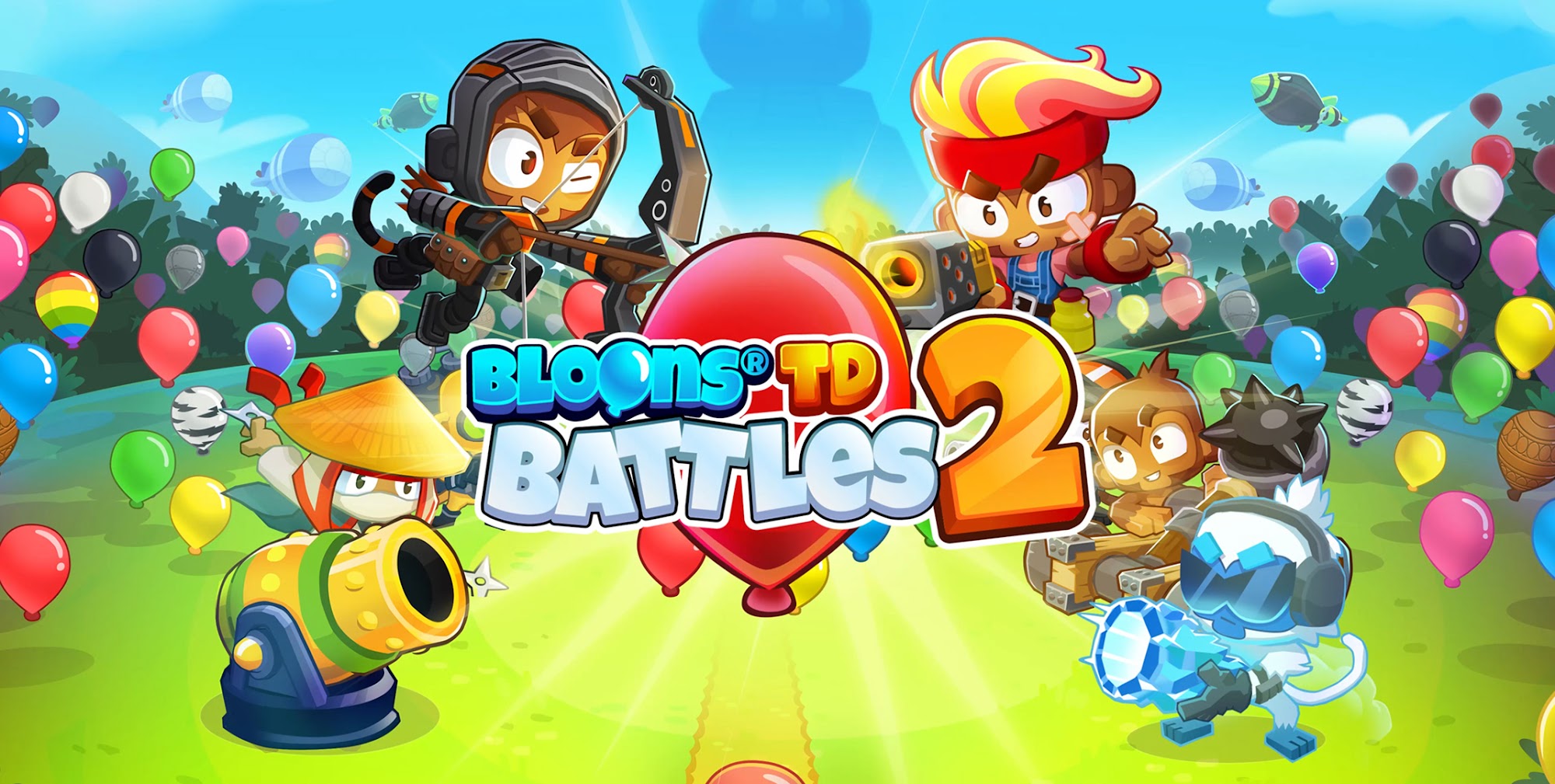 Full version of Android TD game apk Bloons TD Battles 2 for tablet and phone.