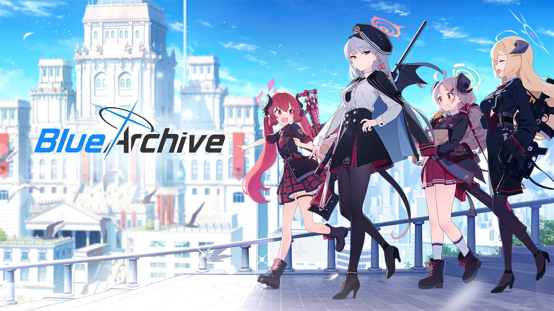 Full version of Android Anime game apk Blue Archive for tablet and phone.