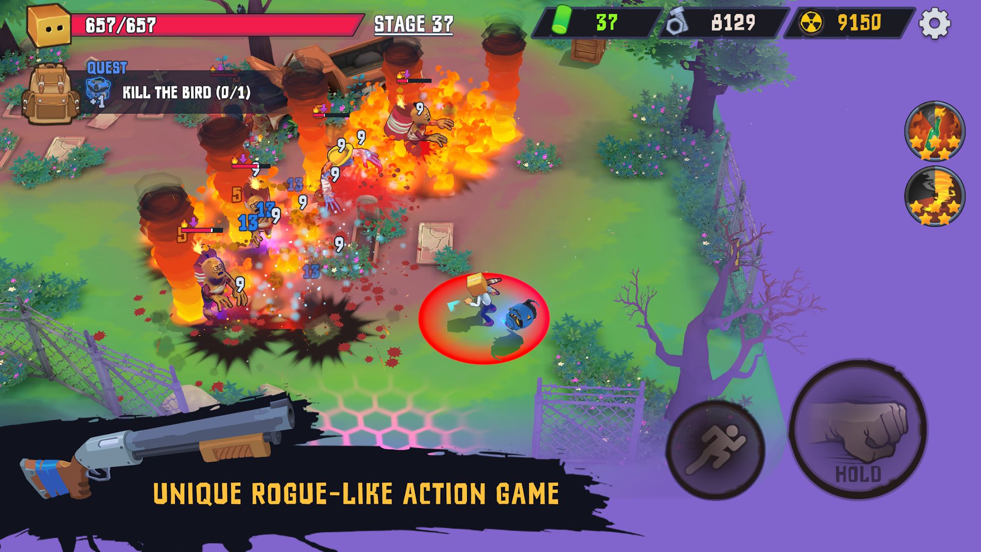 Full version of Android Zombie game apk Box Head: Zombies Must Die! for tablet and phone.