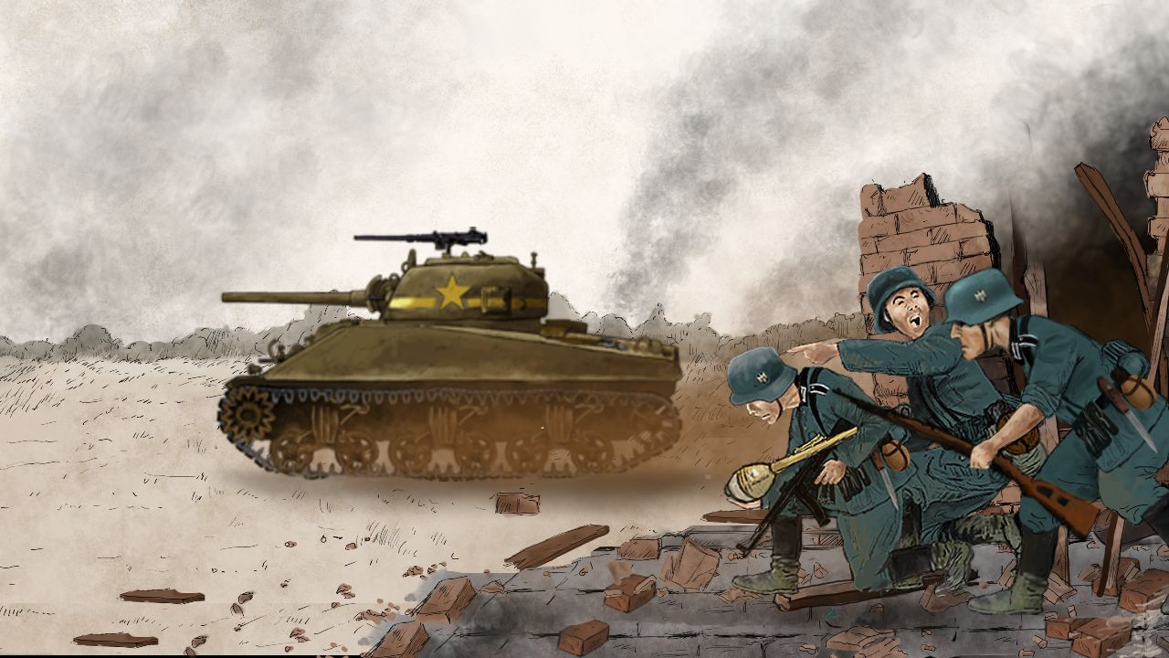 Full version of Android War game apk Brave People WW2 Point & click for tablet and phone.