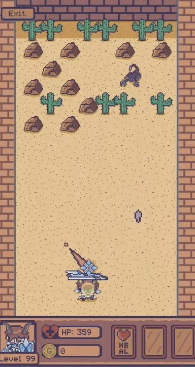Full version of Android Pixel art game apk Bricks Breaker Pixel RPG for tablet and phone.