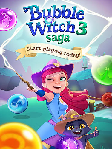 Full version of Android Bubbles game apk Bubble witch 3 saga for tablet and phone.