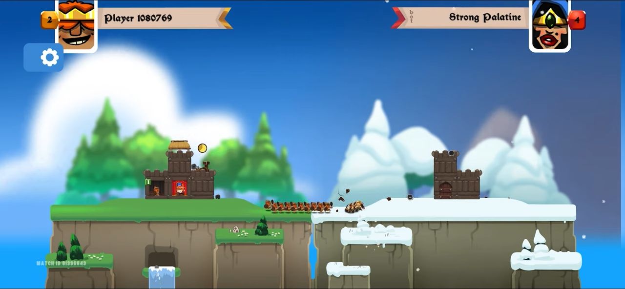 Full version of Android PvP game apk Castle War: Idle Island for tablet and phone.