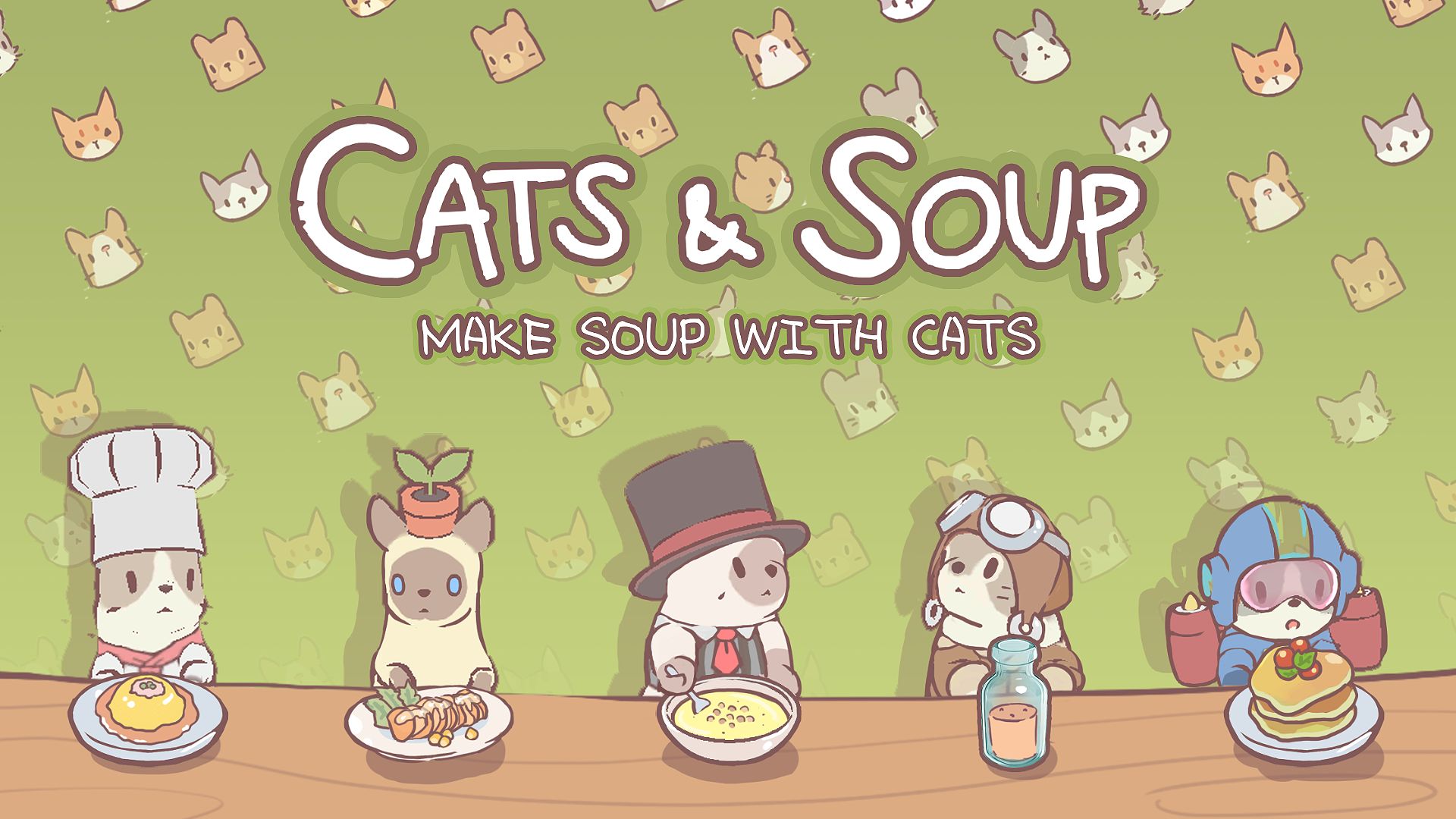 Full version of Android Virtual Pets game apk CATS & SOUP for tablet and phone.