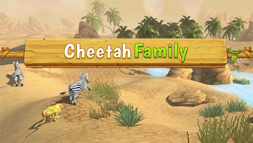 Full version of Android Animals game apk Cheetah family sim for tablet and phone.