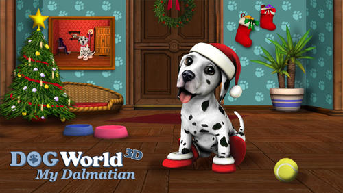 Download Christmas with dog world Android free game.