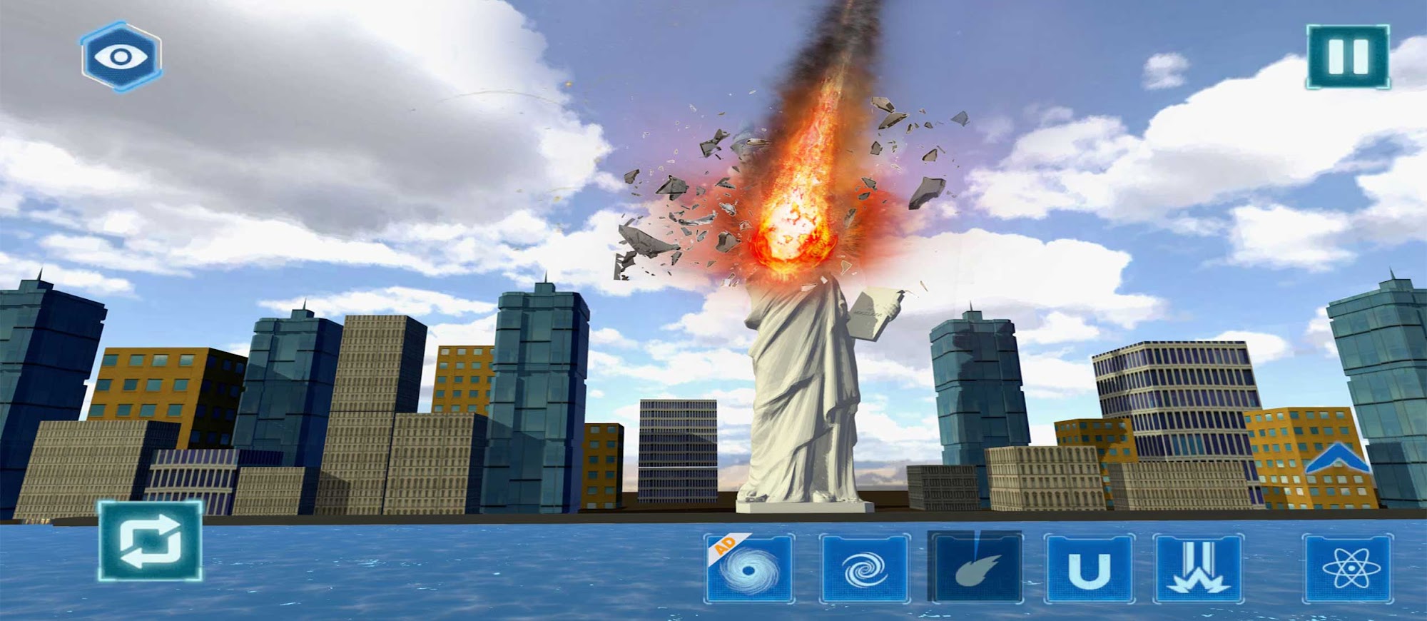 Full version of Android Arcade game apk City Smash: Destroy the City for tablet and phone.