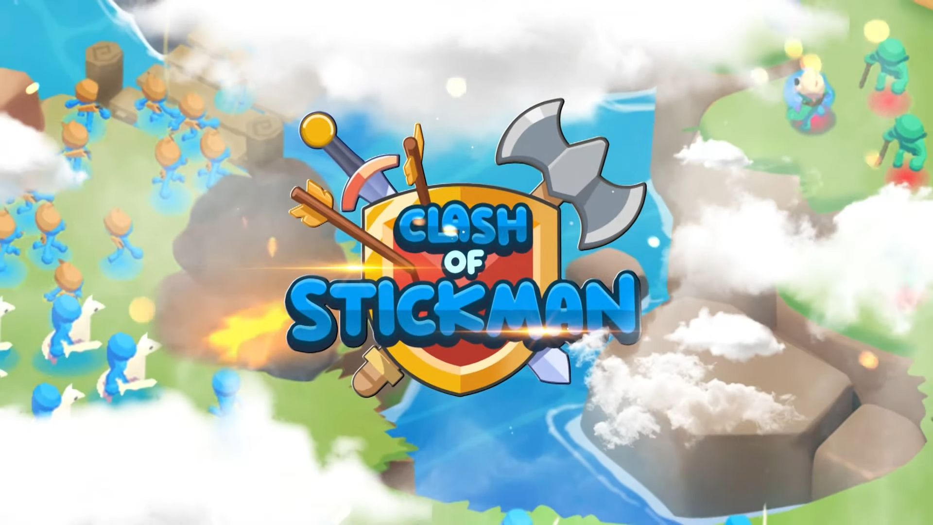 Full version of Android RTS (Real-time strategy) game apk Clash of Stickman for tablet and phone.