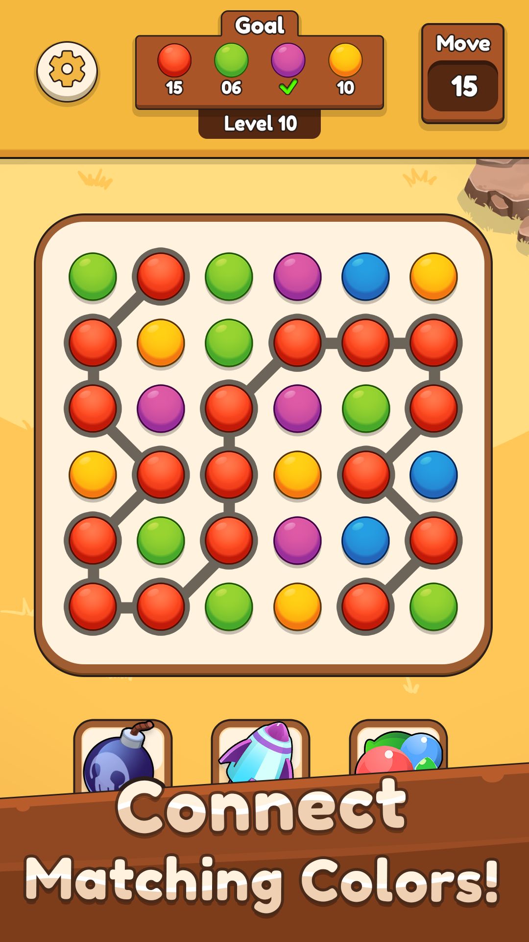 Full version of Android Puzzle game apk Collect Ball: Home Sweet Home for tablet and phone.
