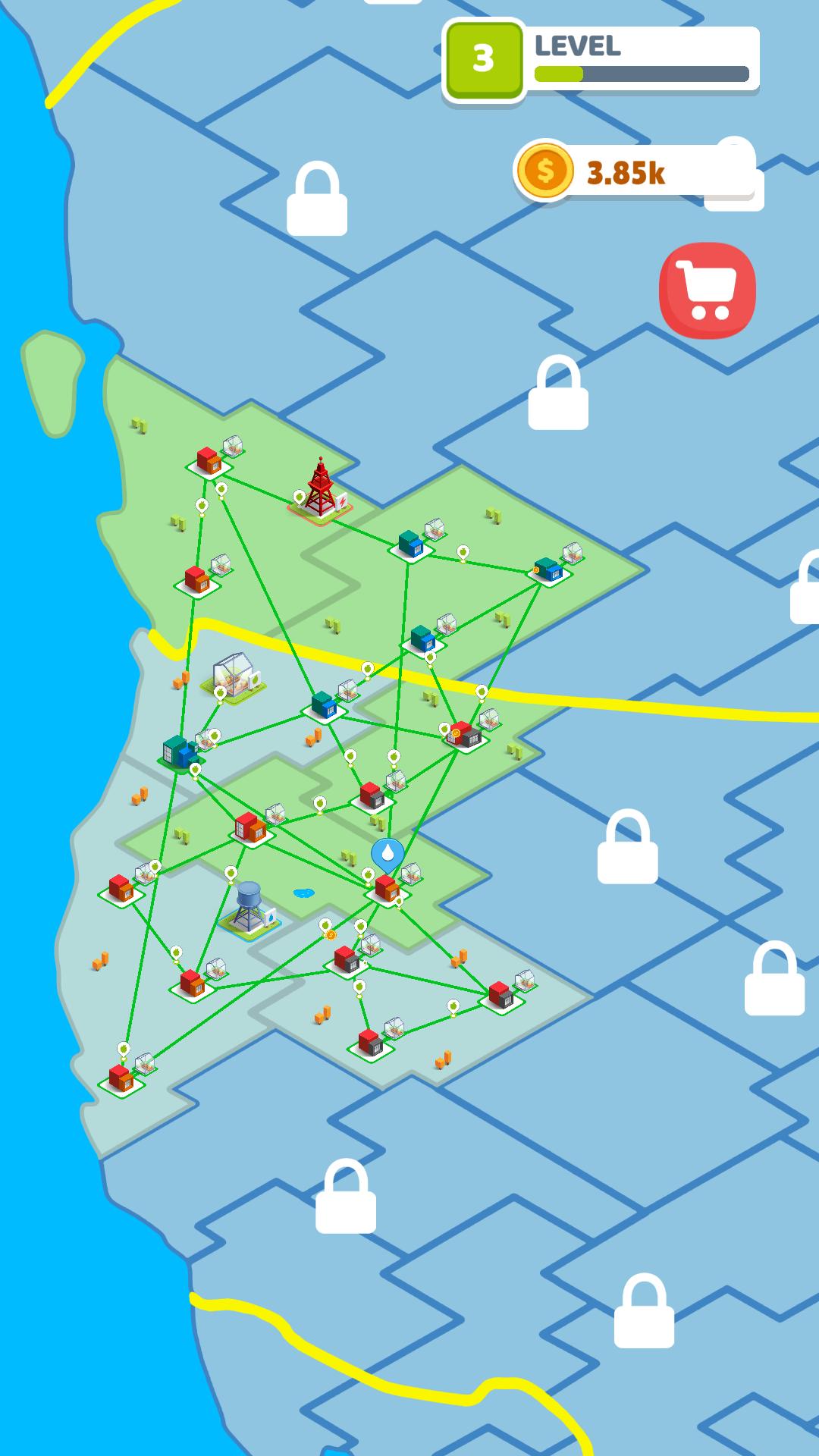 Full version of Android Logic game apk Connect Map for tablet and phone.