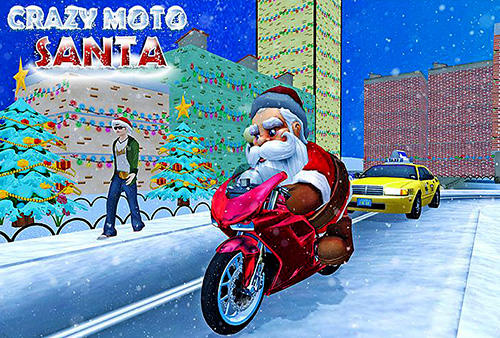 Download Crazy Santa moto: Gift delivery Android free game.