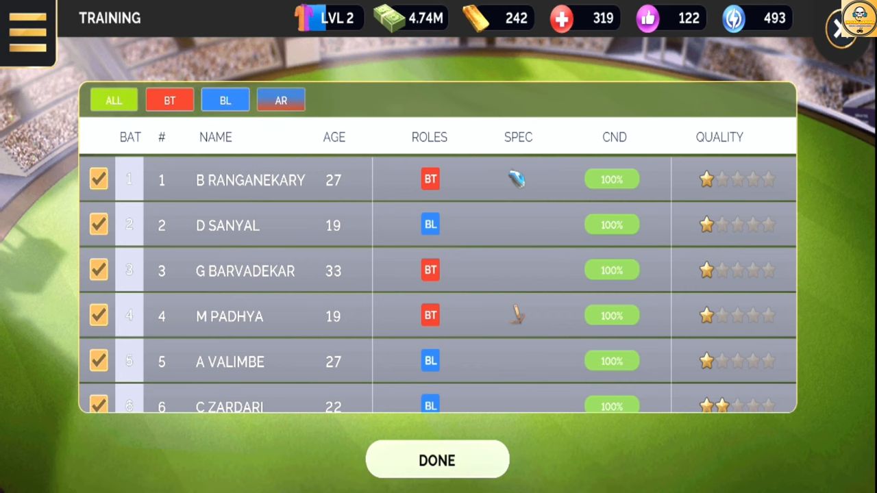 Full version of Android Sports game apk Cricket Manager Pro 2022 for tablet and phone.