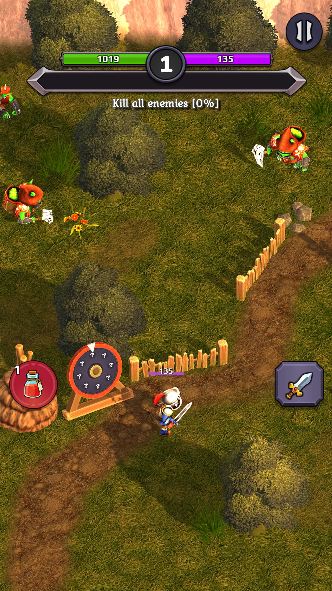 Full version of Android Offline game apk Crusado: Heroes Roguelike RPG for tablet and phone.