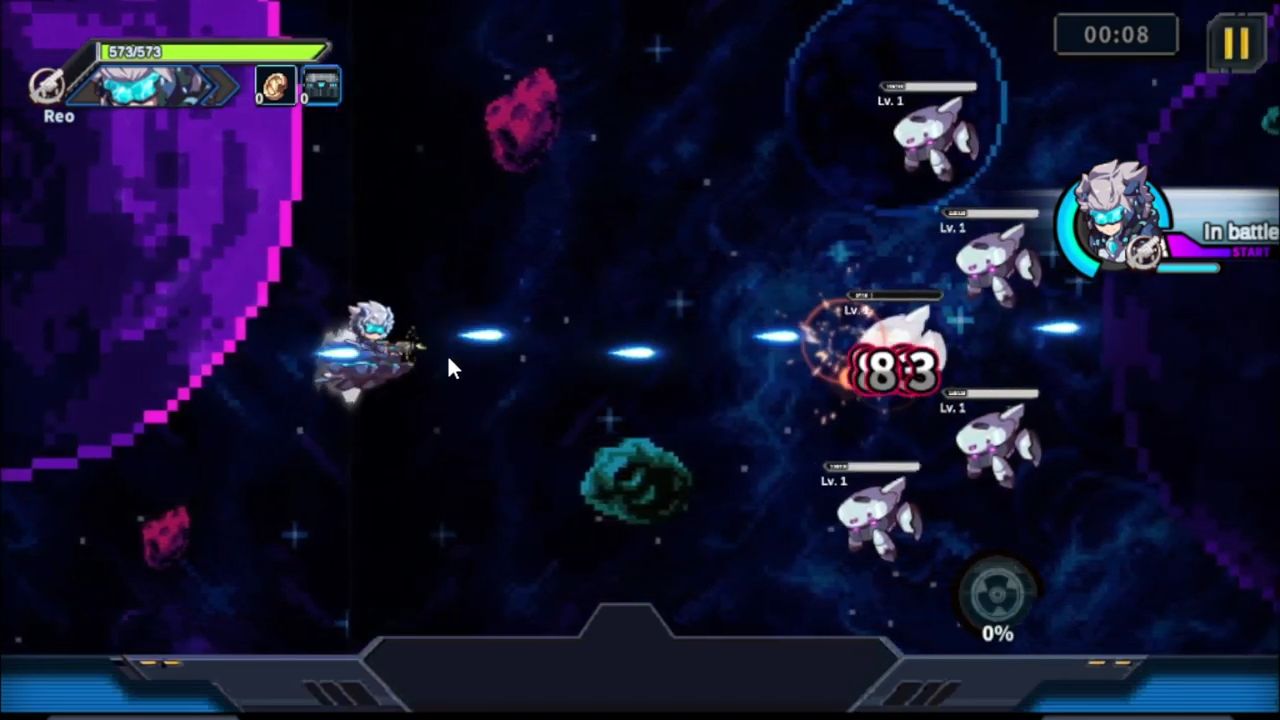 Full version of Android Space game apk Cyber Gunner for tablet and phone.