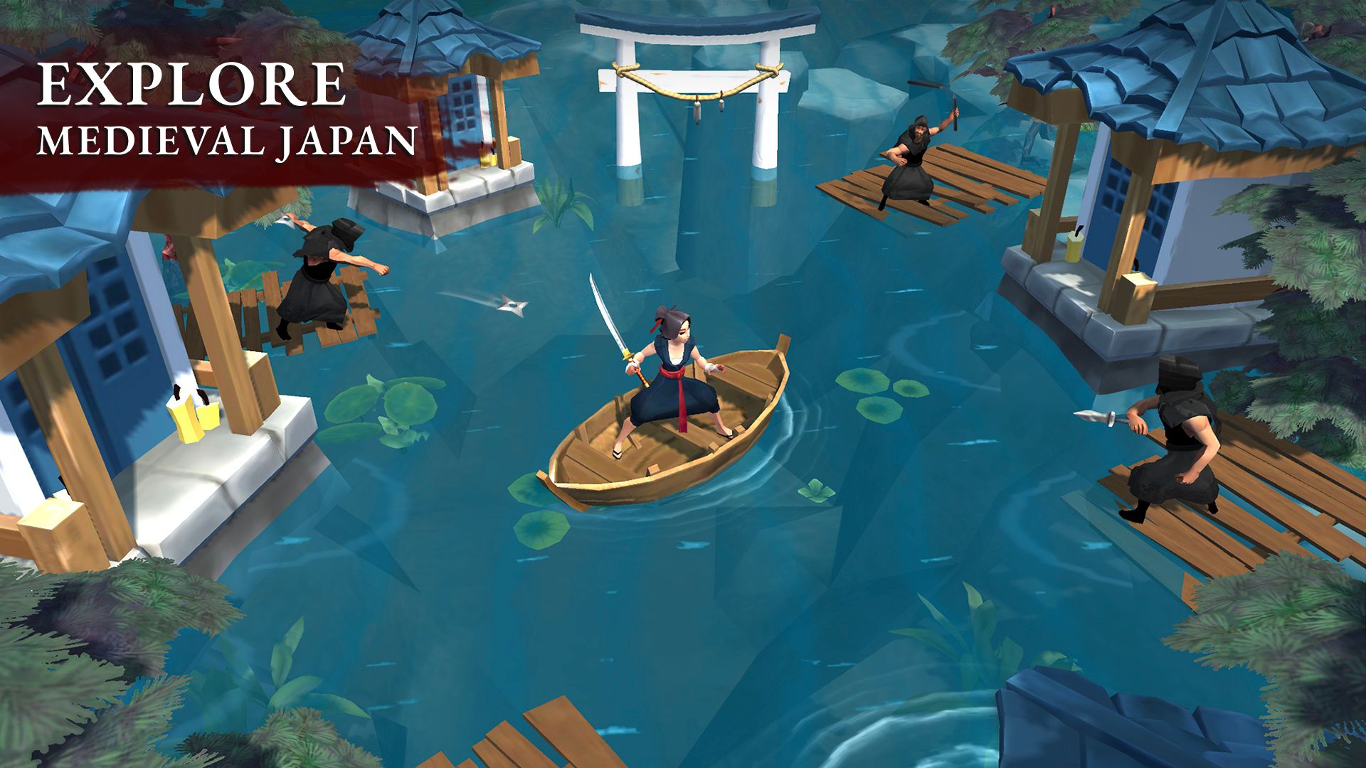 Full version of Android Open world game apk Daisho: Survival of a Samurai for tablet and phone.