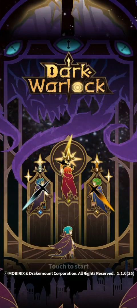 Full version of Android Clicker game apk Dark Warlock for tablet and phone.