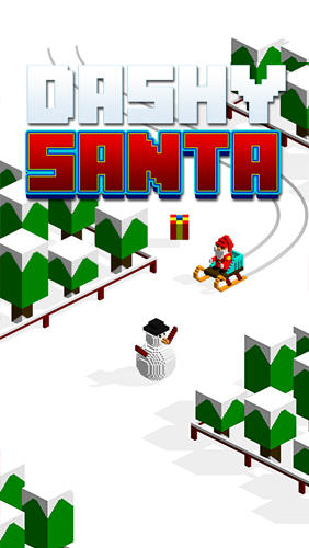 Full version of Android Time killer game apk Dashy Santa for tablet and phone.