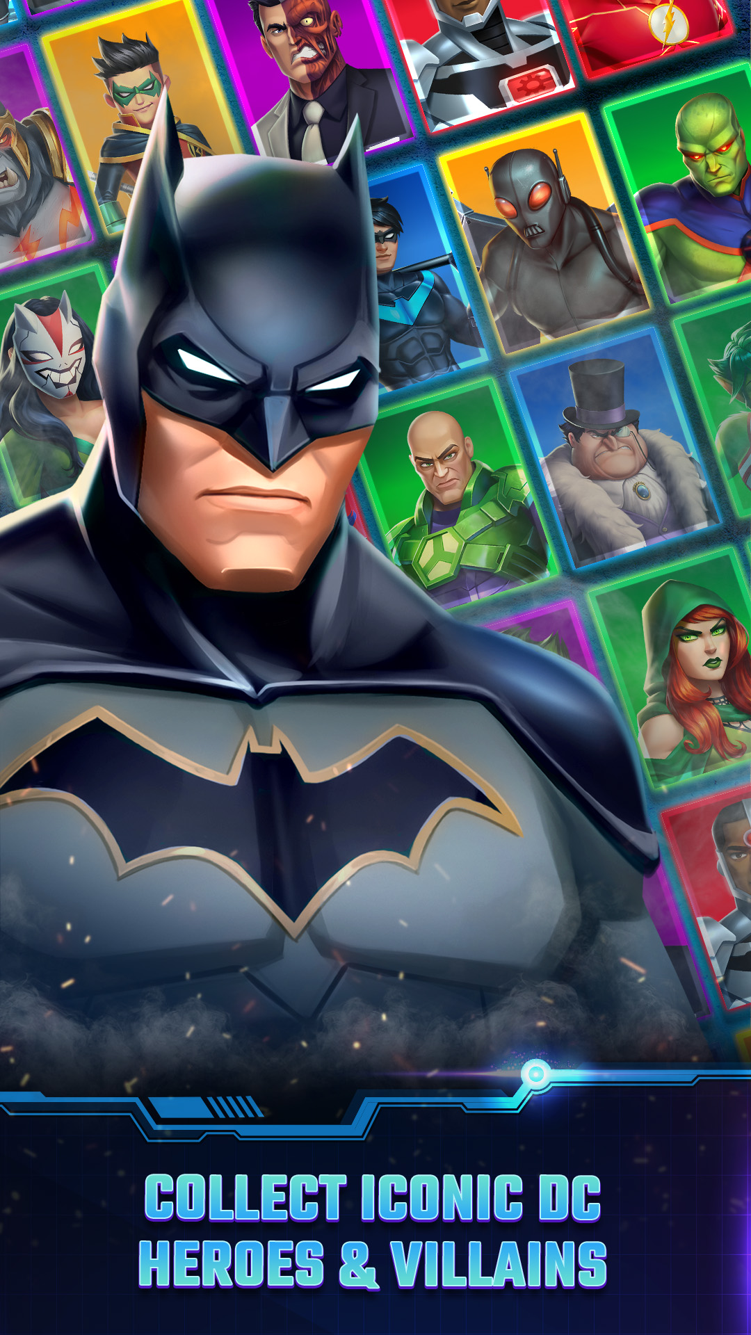 Full version of Android  game apk DC Heroes & Villains: Match 3 for tablet and phone.