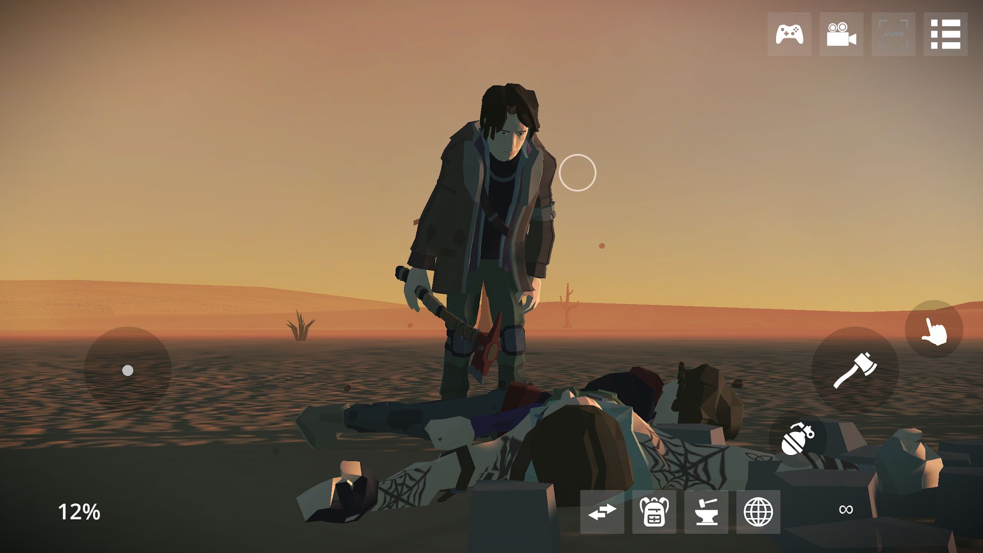 Full version of Android TPS (Third-person shooter) game apk Dead Wasteland: Survival 3D for tablet and phone.