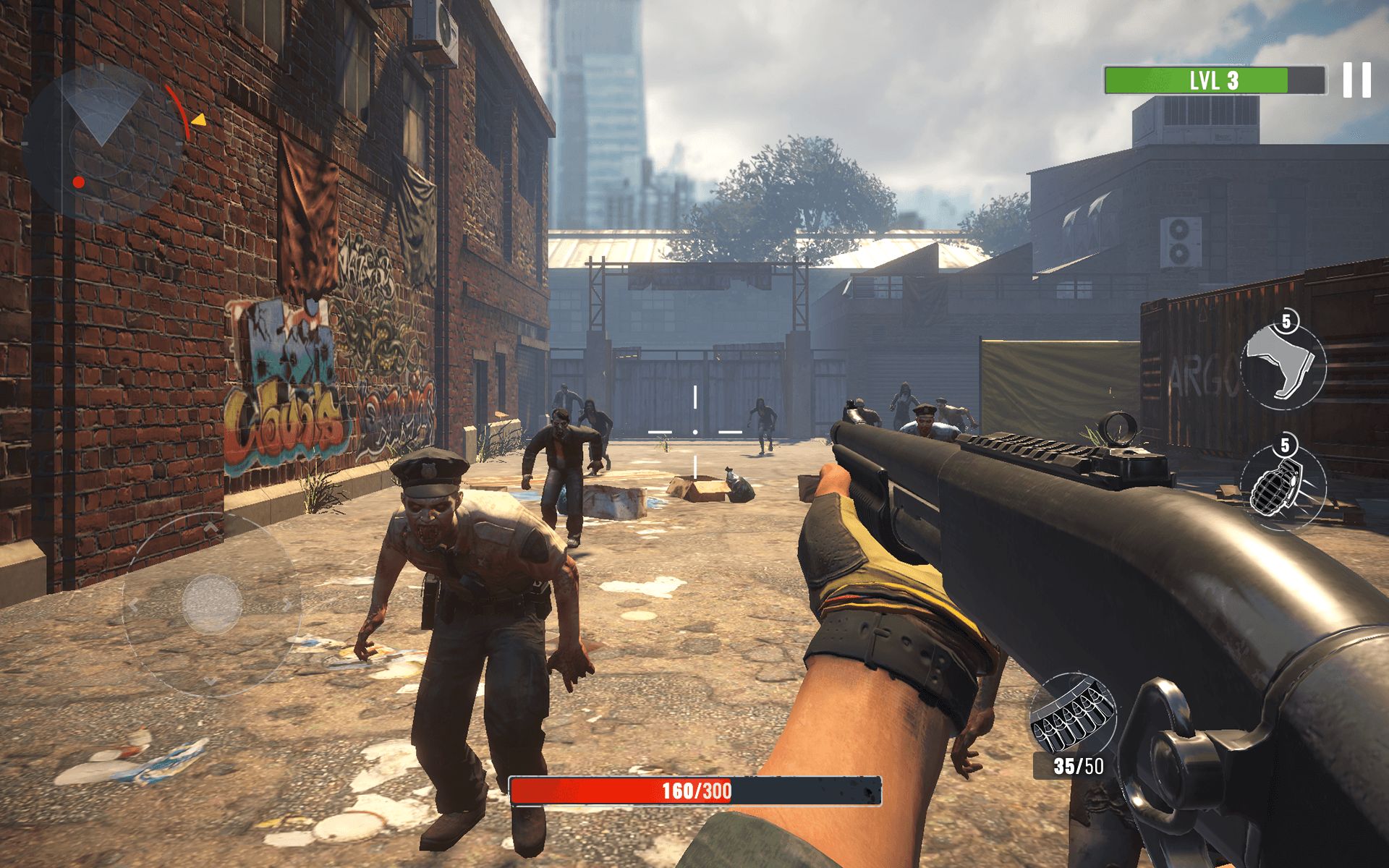 Full version of Android Zombie shooters game apk Death Chain: Zombie FPS for tablet and phone.