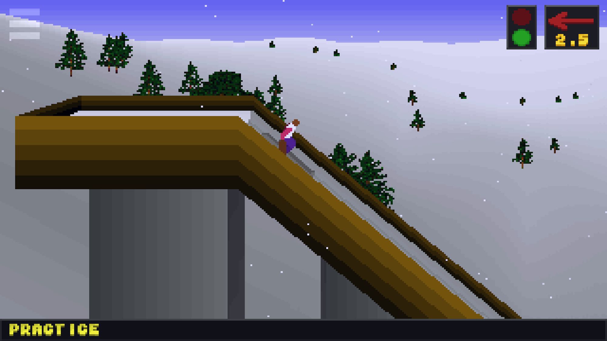 Full version of Android Multiplayer game apk Deluxe Ski Jump 2 for tablet and phone.