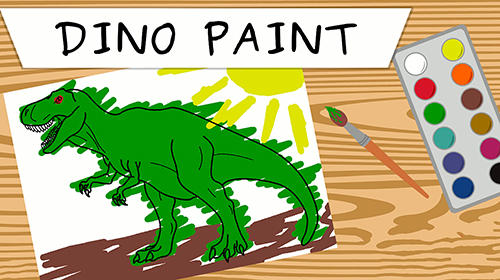 Full version of Android For kids game apk Dino paint for tablet and phone.