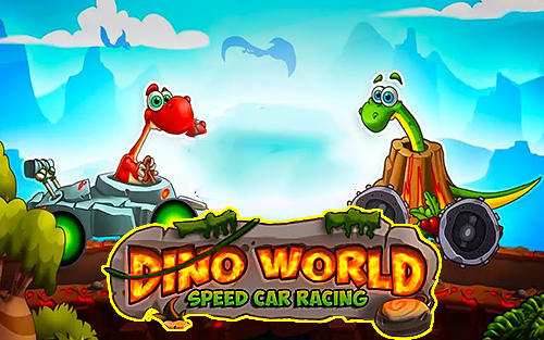 Download Dino world speed car racing Android free game.
