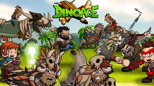 Download Dinoage: Prehistoric caveman and dinosaur strategy! Android free game.