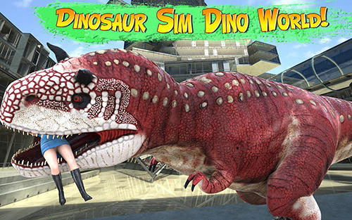 Full version of Android Dinosaurs game apk Dinosaur simulator 2: Dino city for tablet and phone.