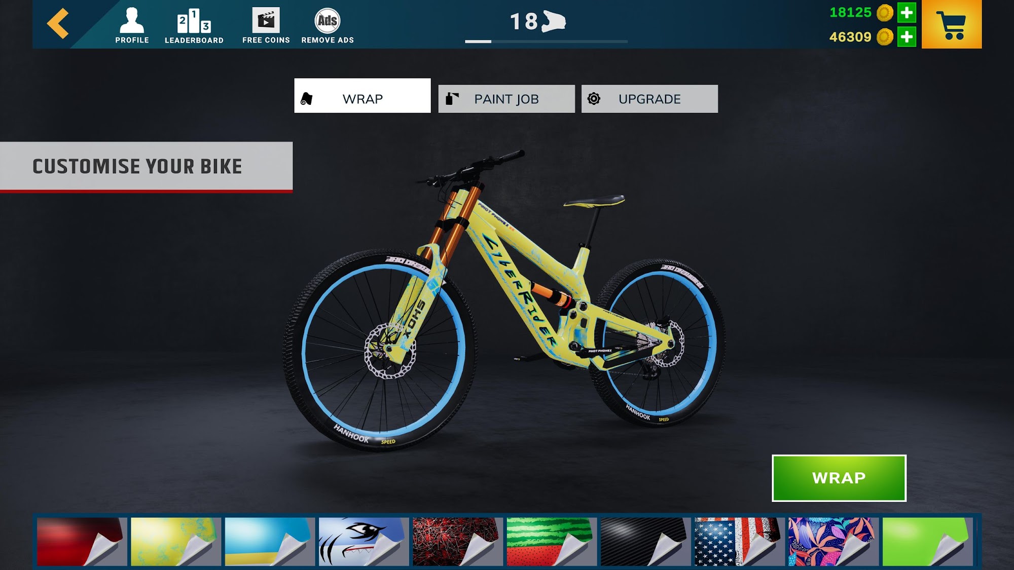 Full version of Android Sports game apk Downhill Republic for tablet and phone.