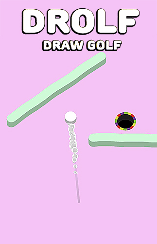Full version of Android Physics game apk Drolf: Draw golf for tablet and phone.