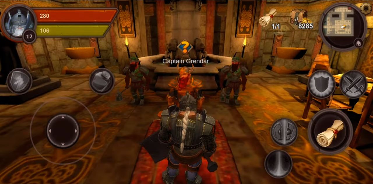 Full version of Android Action game apk Dungeon Ward - rpg offline for tablet and phone.