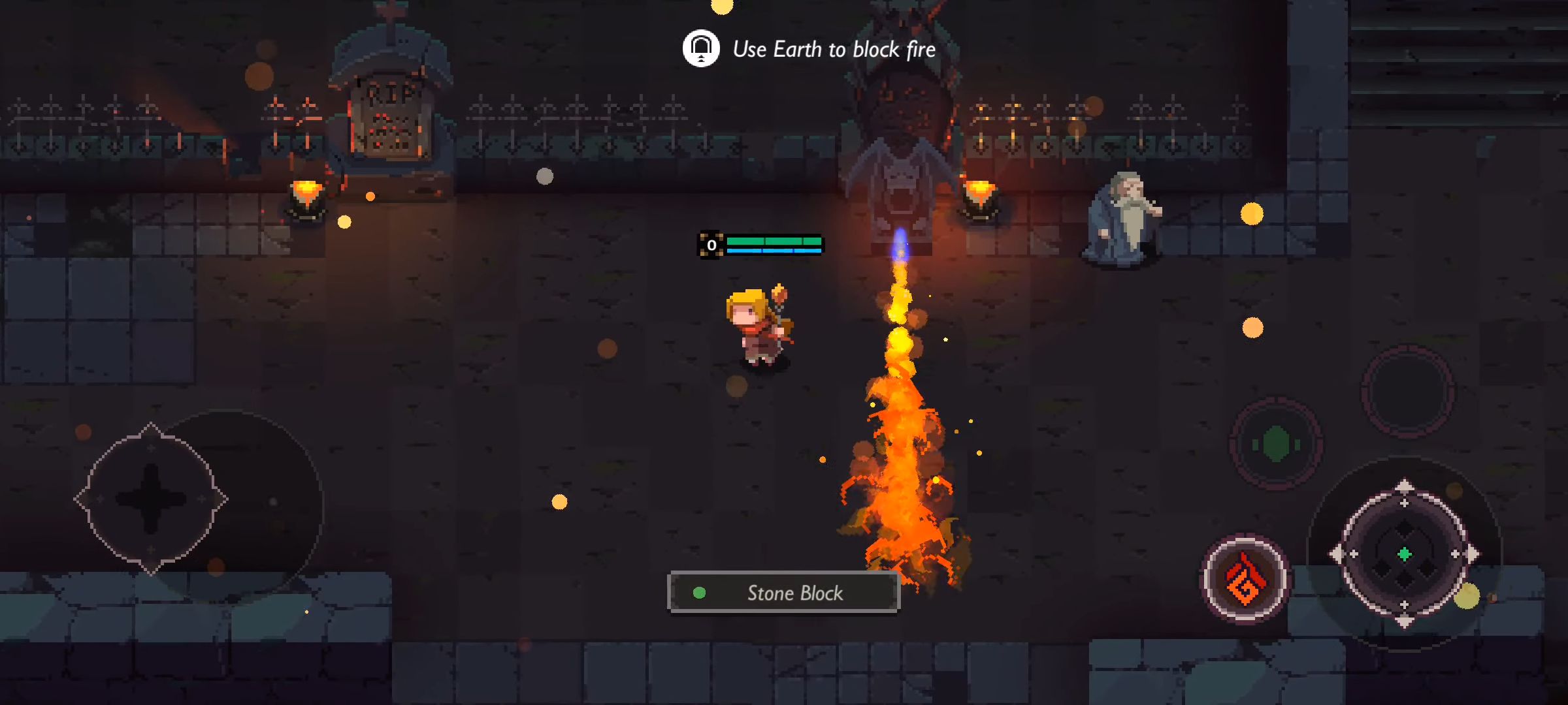 Full version of Android Dungeons game apk Elemental World for tablet and phone.
