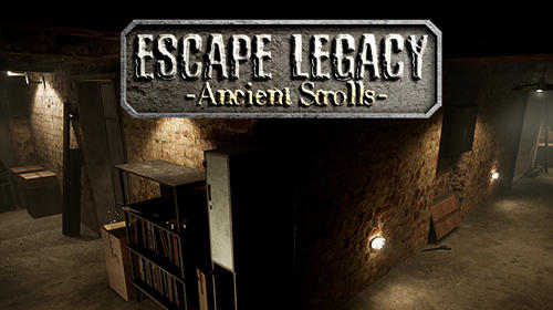 Full version of Android First-person adventure game apk Escape legacy: Ancient scrolls VR 3D for tablet and phone.